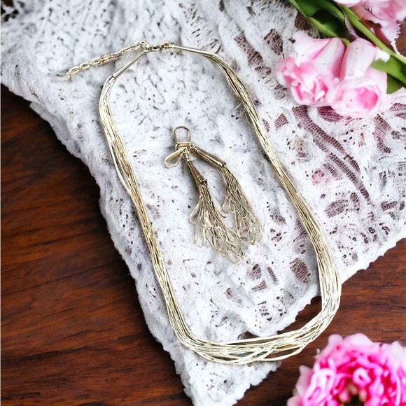 Carolyn Pollack Relios Liquid Sterling Silver 10 Strand Necklace & Earrings Set - Picture 2 of 10